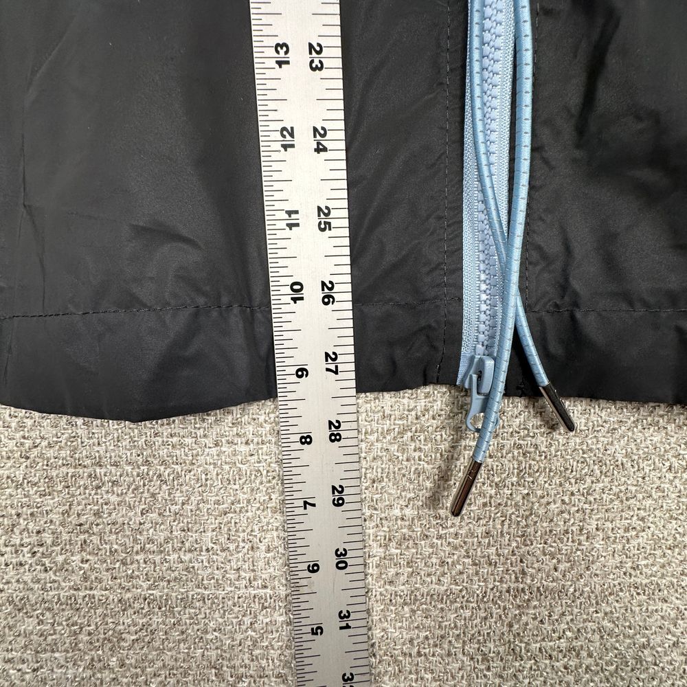 Fabletics Women Sz M Jacket Willow Woven Reflective Black Balloon Sleeves Zip-Up - Picture 10 of 16